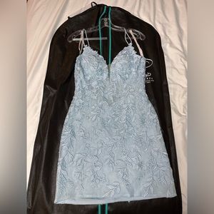 Viper Amarra short light blue dress